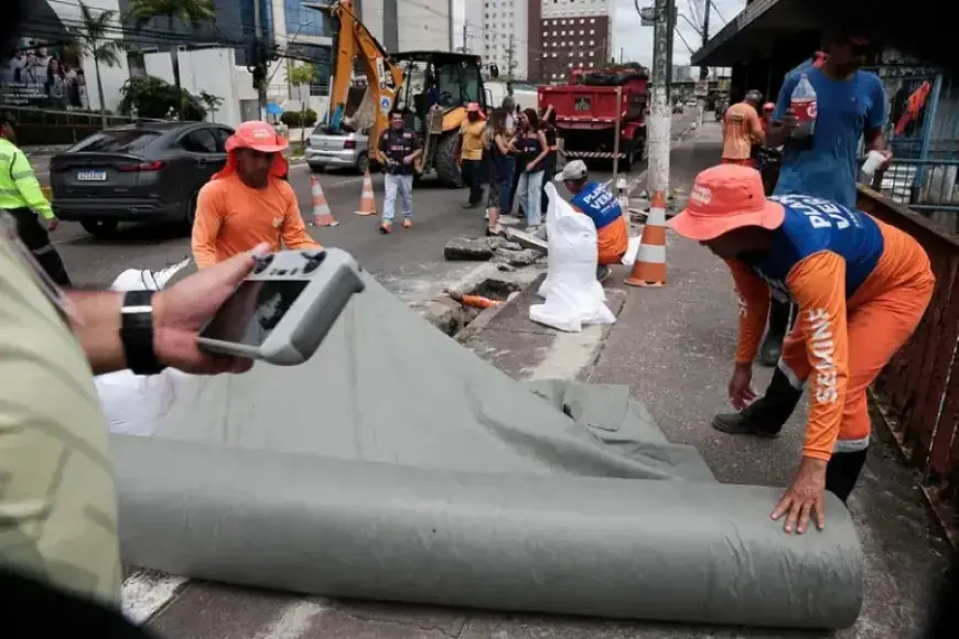 City Launches Emergency Intervention on Djalma Batista Road