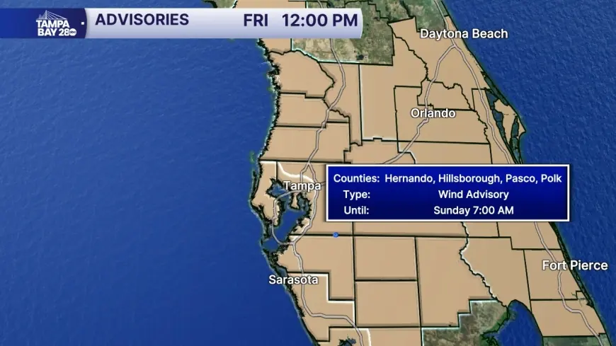 Wind Advisory alerts expand as winter storm winds hit East Coast and parts of the West