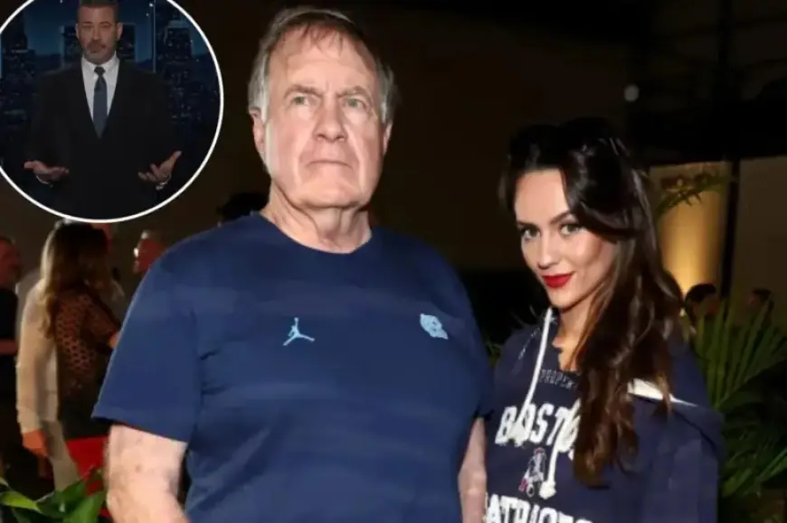 Jimmy Kimmel Roasts Bill Belichick and Jordon Hudson over Hall of Fame Snub