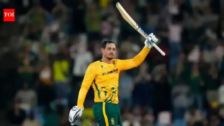 Quinton de Kock Sets New Record with Historic Century