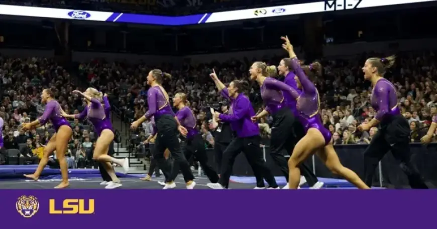 LSU Gymnastics Secures Victory Over Missouri in Thrilling Road Matchup