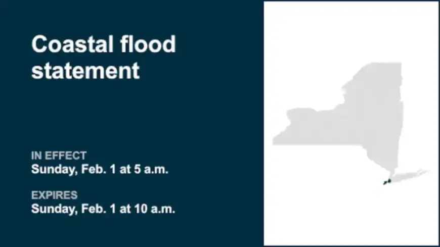 NYC Coastal Flood Warning Hits Staten Island and Brooklyn Sunday