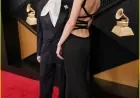Charlotte Lawrence Stuns in Black Supporting Fiancé Andrew Watt at 2026 Grammys