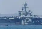 U.S. Forces Neutralize Iranian Drone Near Aircraft Carrier in Arabian Sea