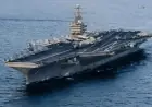 US Defends Aircraft Carrier, Shoots Down Iranian Drone