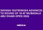 Dayana Yastremska Reaches 2026 Mubadala Abu Dhabi Open Round of 16