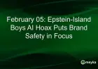 February 05: AI Hoax on Epstein Island Boys Raises Brand Safety Concerns