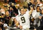Drew Brees Inducted into 2026 Pro Football Hall of Fame