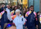 Gail Miller Bears Olympic Torch in Milan Before 2026 Games