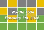 Wordle hints and answer today for Feb. 7: Puzzle #1694 solution