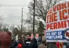 Protesters Demand ICE Facility Closure at Portland Mayor’s Residence