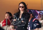 Eiza González Shines in All-Black Luxury Sneakers at Super Bowl 2026 Final