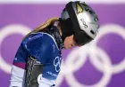 Ledecka’s Olympic Snowboarding Three-Peat Bid Ends Abruptly