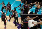 Four Players Ejected in Intense Pistons-Hornets Brawl