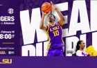 LSU Faces Arkansas Again in SEC Basketball Rematch