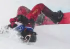 Chinese Snowboarder Injured in Olympic Fall, Leaves Course on Stretcher