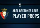 Abel Bretones Cruz Goal Odds vs. Elche CF on February 13