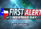 Valentine’s Day Brings Showers and Thunderstorms: First Alert Issued