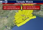 Tornado watch remains in place as Texas braces for severe storms