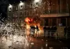 Tear Gas and Water Cannons Used as Thousands Protest in Tirana, Albania