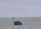 Driver Rescued After Amazon Van Plunges into Thames Estuary