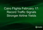 Cairo Flights Surge on February 17: Boosting Airline Revenue