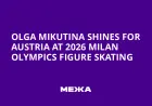 olga mikutina Advances to Free Skate for Austria After Clean Short at Milan 2026