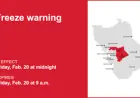 Freeze Watch Alert as Freeze Warning Targets Carquinez Strait, Delta and Northern San Joaquin Valley