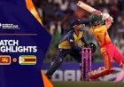 Sri Lanka Vs Zimbabwe: Zimbabwe Enter Super Eight Unbeaten After Stunning Win