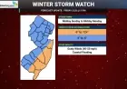 Winter Storm Watch Issued for New Jersey Ahead of Nor'easter