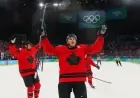 Olympic Hockey — olympic hockey: MacKinnon's late goal sends Canada to gold medal game