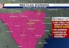 Gale Watch: Weekend Risk Mix — Red Flag Fire Danger in San Antonio, Frigid Weekend and a Rapid, Gusty Warm-Up in the Ozarks