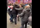 Protesters Clash at Britain First March in Manchester, Sparking Violent Fights