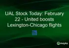 United Expands Lexington-Chicago Flights Amid Stock Activity