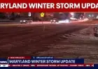 Local Weather: Snow, Wind and Crews Clearing Roads Across Maryland