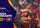 West Indies Vs Zimbabwe — west indies vs zimbabwe: Windies crush Zimbabwe by 107 runs in Mumbai