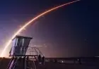 Spacex Rocket Launch: Falcon 9 Starlink 6-110 Lifts Off from Cape Canaveral