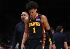 Wizards Vs Hawks — wizards vs hawks: Hawks' Jalen Johnson exits with left hip flexor injury