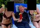 Stephen Hawking pictured in Epstein files: New photo shows physicist between two bikini-clad women