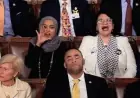 Rashida Tlaib and Ilhan Omar clash with Trump as rashida tlaib joins heckling at State of the Union