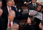 Al Green Escorted Out of Chamber During Trump Address After ‘Black people aren’t apes’ Sign