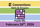 NYT Connections Hints Spike as Puzzle #991 Sends Players Hunting for Help