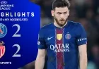 Psg Vs Monaco: Holders Survive Late Scare to Reach Champions League Last 16