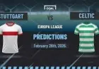 Europa League: Stuttgart Hold 4-1 Aggregate Lead as Celtic Make Multiple Changes Ahead of Neckarstadion Return