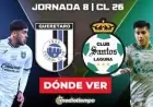 Querétaro - Santos: Gruezo scores stunner then is sent off as Santos salvage 2-2 draw