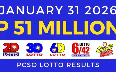 Live Lotto Results: National Lottery Numbers for January 31, 2026