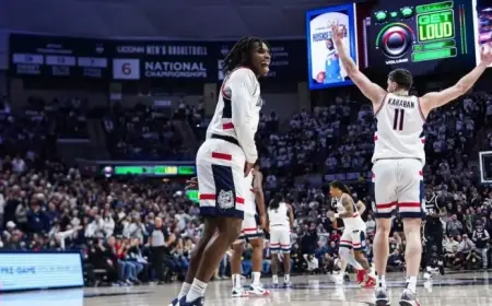 UConn, Ranked No. 2, Faces Creighton Saturday Night