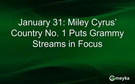Miley Cyrus’ Country Hit Dominates Grammy Streams on January 31