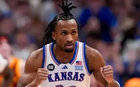 Kansas Overtakes BYU as Peterson (18 points) Outshines Dybantsa (17)
