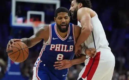 NBA Suspends 76ers’ Paul George for 25 Games Over Drug Violation